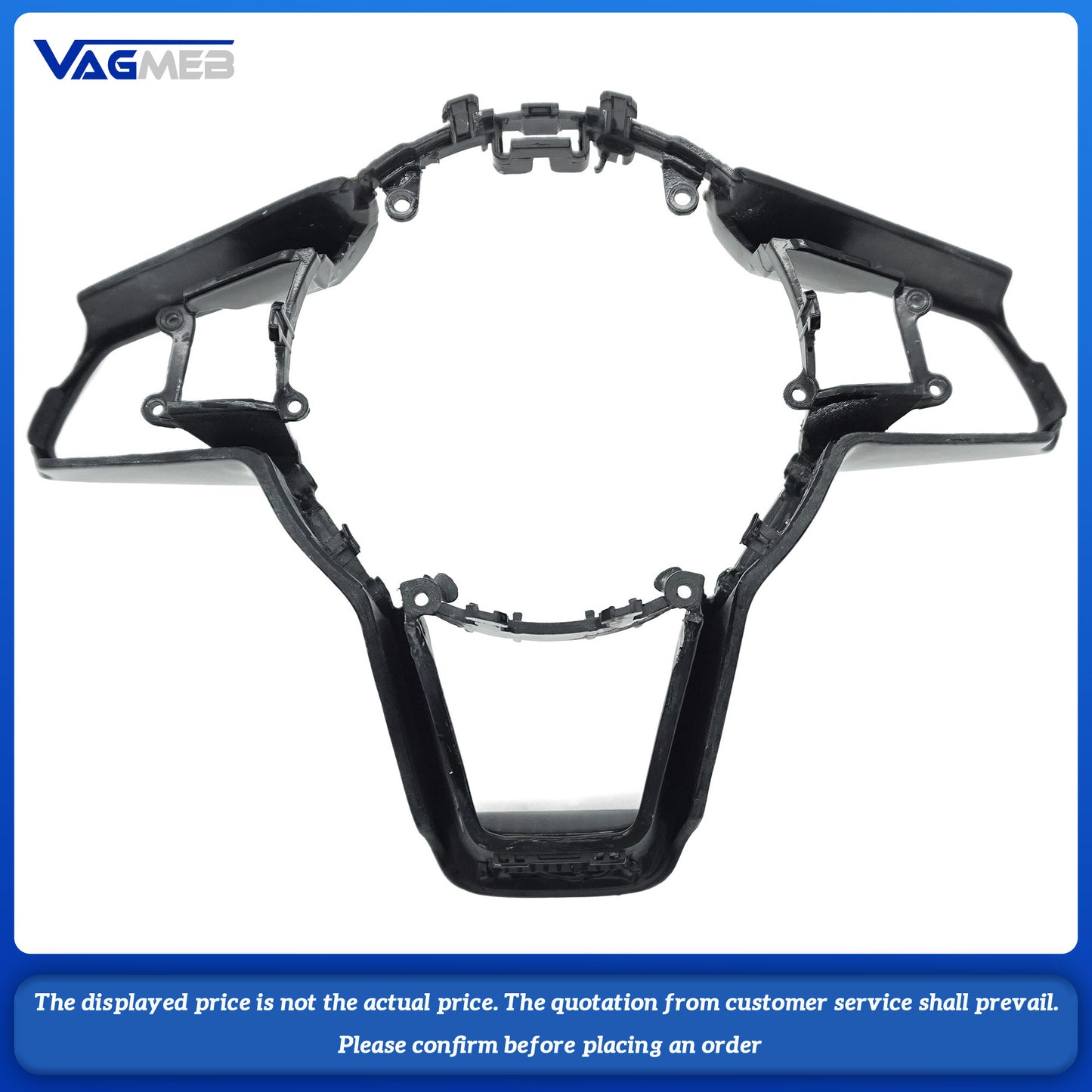 Carbon fiber button frame For Audi TT steering wheel
