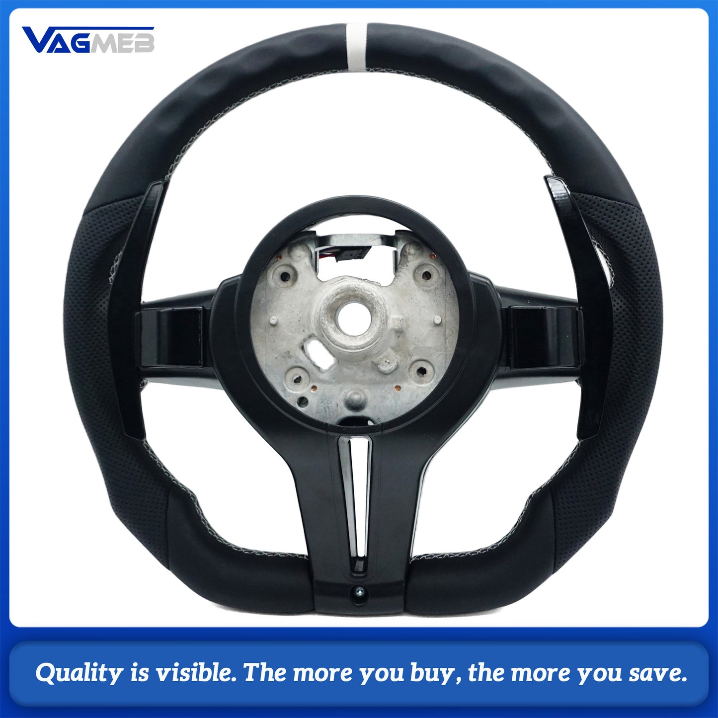M Upgraded Steering Wheel For BMW M Sport  Parts For F10 F12 F30 F32 F34 F45 F22 F39 F15 F16 F25 F26 M3 M5 M6