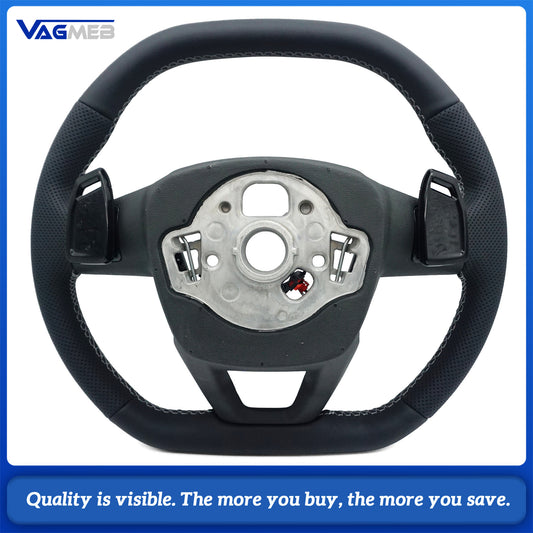 Sports steering wheel For Audi A6 C8 A7 S RS carbon fiber steering wheel With heating function