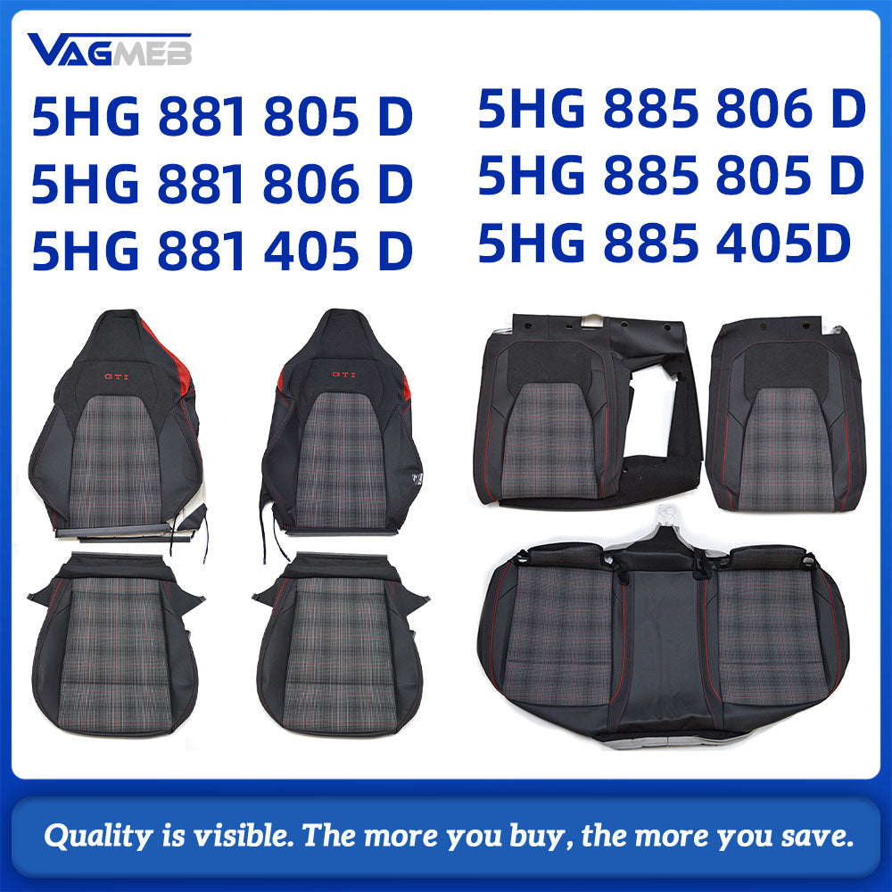 For VW GOLF MK8 GTI Brand New Original Mesh Grille Red Seat Holster