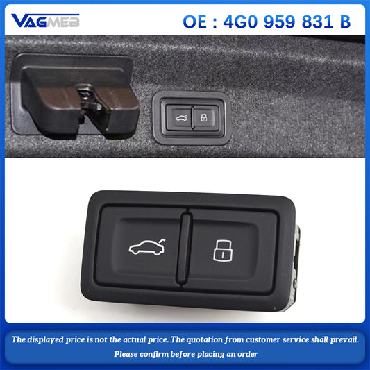 Electric Power Trunk Switch Button Car Trunk Lid Lock For AUDI A4 S4 A6 S6 RS6 4G0 959 831 B