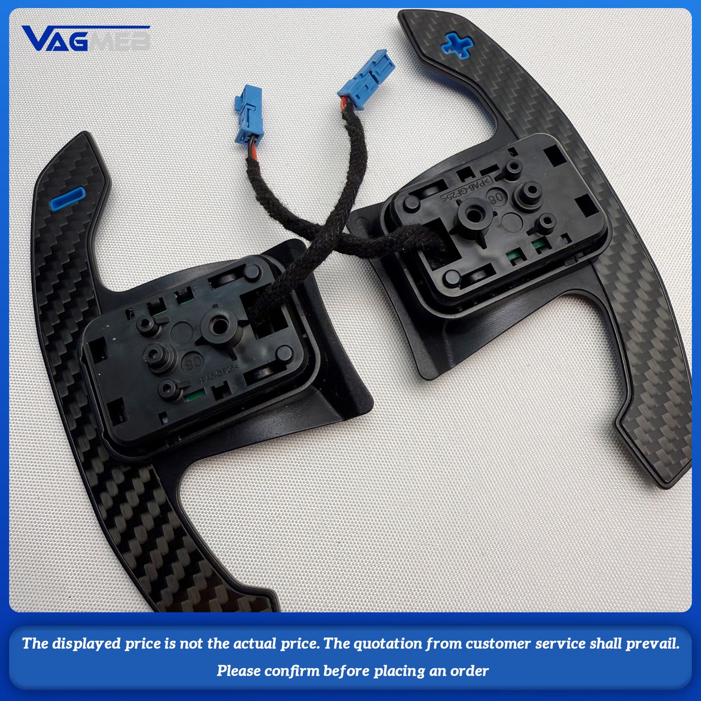 Shift Paddles for BMW F10 F20 F30 E70 E90 F32 G F Series Universal Steering Wheel Accessories Carbon Fiber Texture Auto Parts
