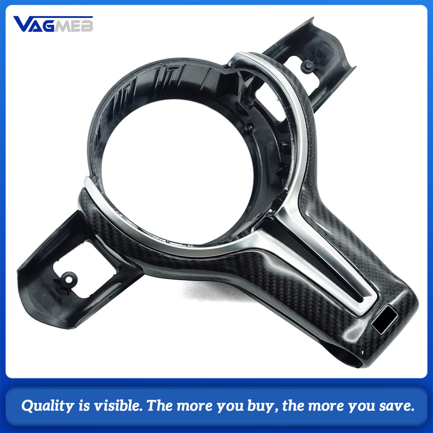 Car interior steering wheel decorative panel kit M1 M2 Key Carbon fiber For BMW M3 M4 F32 F30 F06 M-Sport