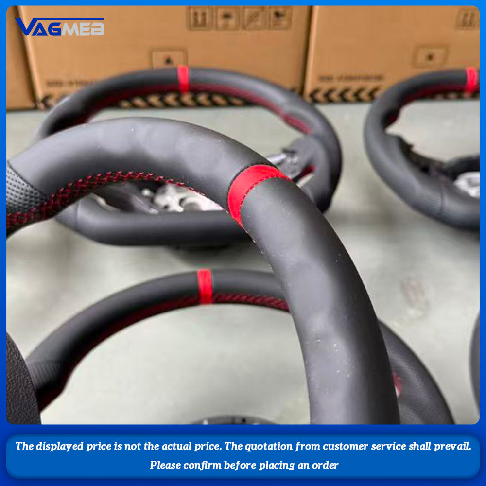 For VW Passat Tiguan Golf 7 7.5 Mk7  polo RGTI 7th generation sports Steering Wheel DSG Perforated Leather