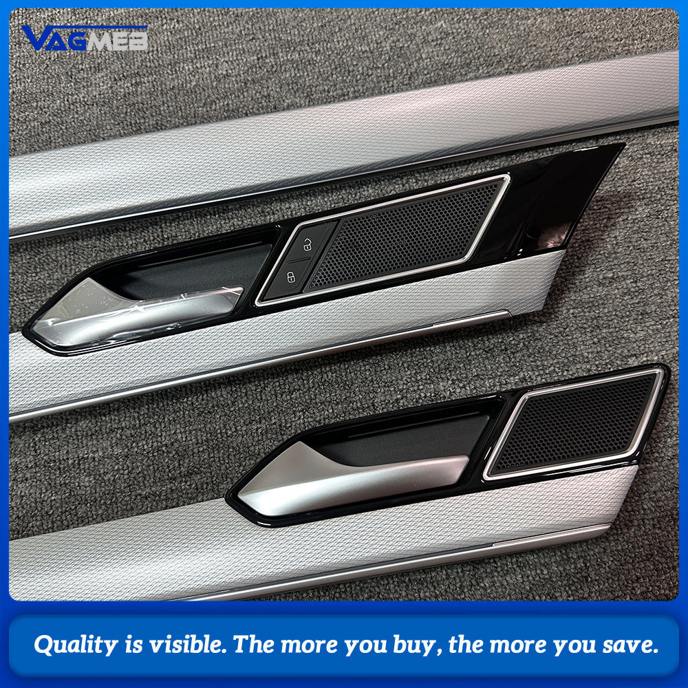 Metallic silver instrument panel four-door multi-color ambient light interior panel suitable For VW Passat B8 2022 3GD 867 409/410/419/420