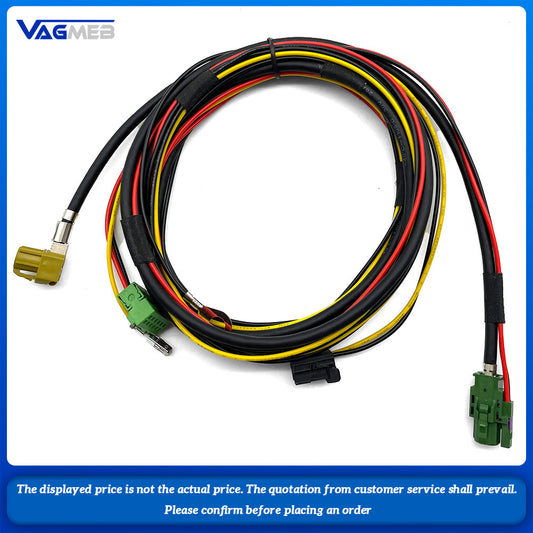For VW Golf mk7 Golf7 wireless CarPlay usb type-c Plug Socket Switch with Cable Wire