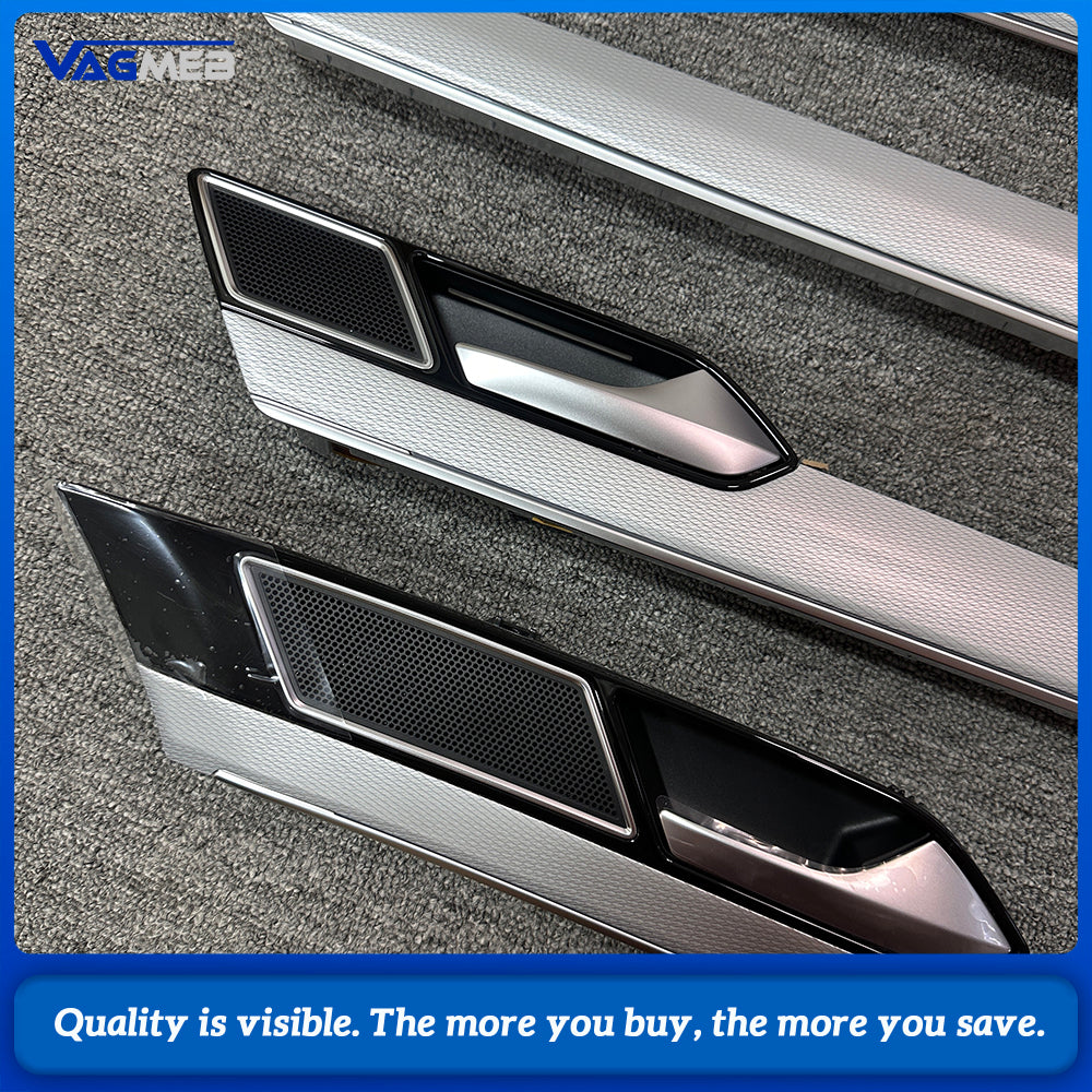 Metallic silver instrument panel four-door multi-color ambient light interior panel suitable For VW Passat B8 2022 3GD 867 409/410/419/420