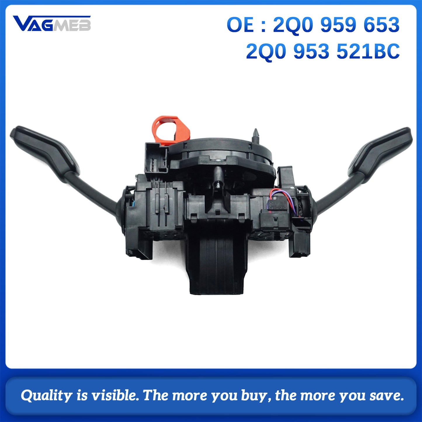 For VW POLO  Skoda SEAT Steering Wheel Control Module Shift HandLever 2Q0 959 653 521BC