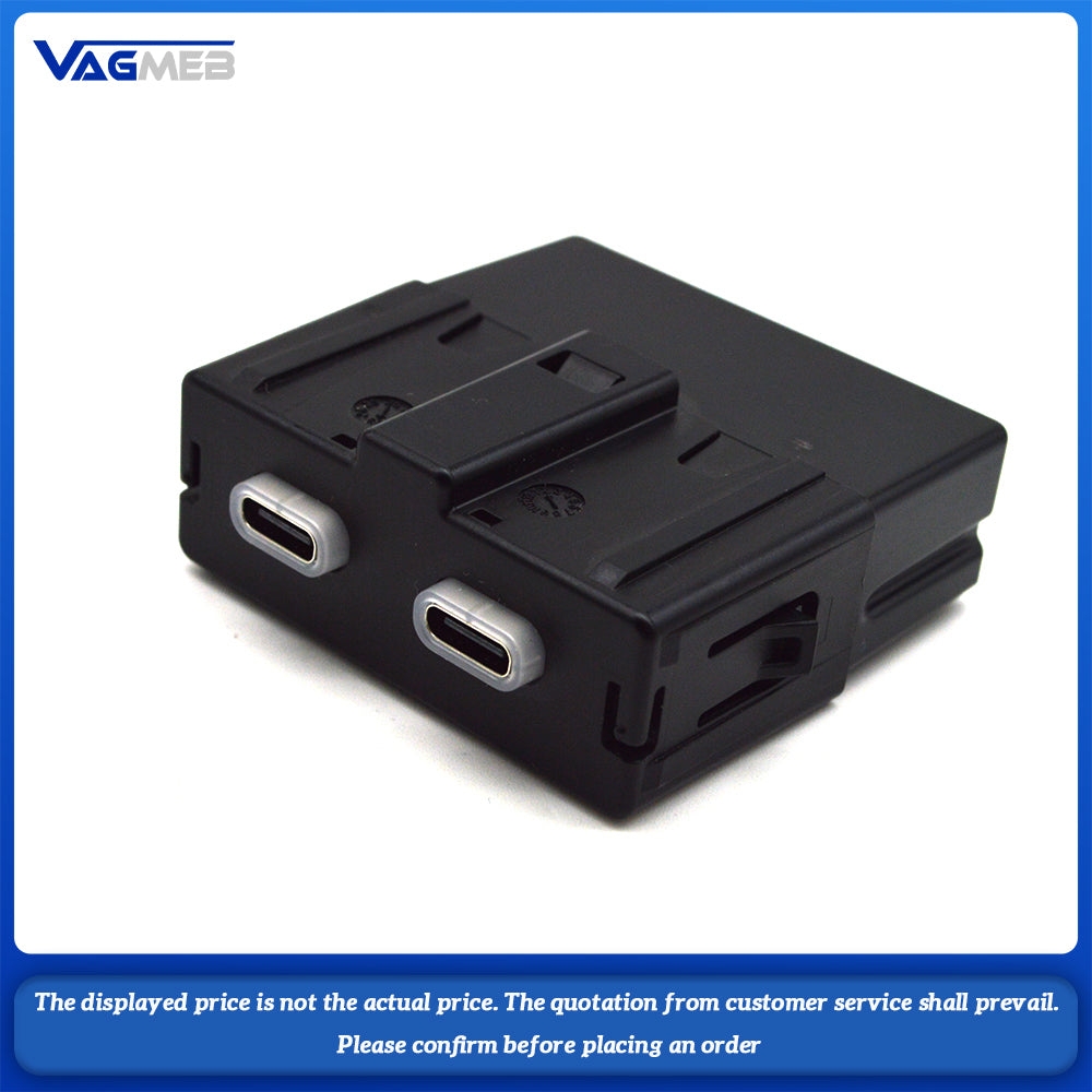 2G6 035 718 Double Type-C Charging Port for ID3 Golf T-Roc POLO Superb Rear Seat