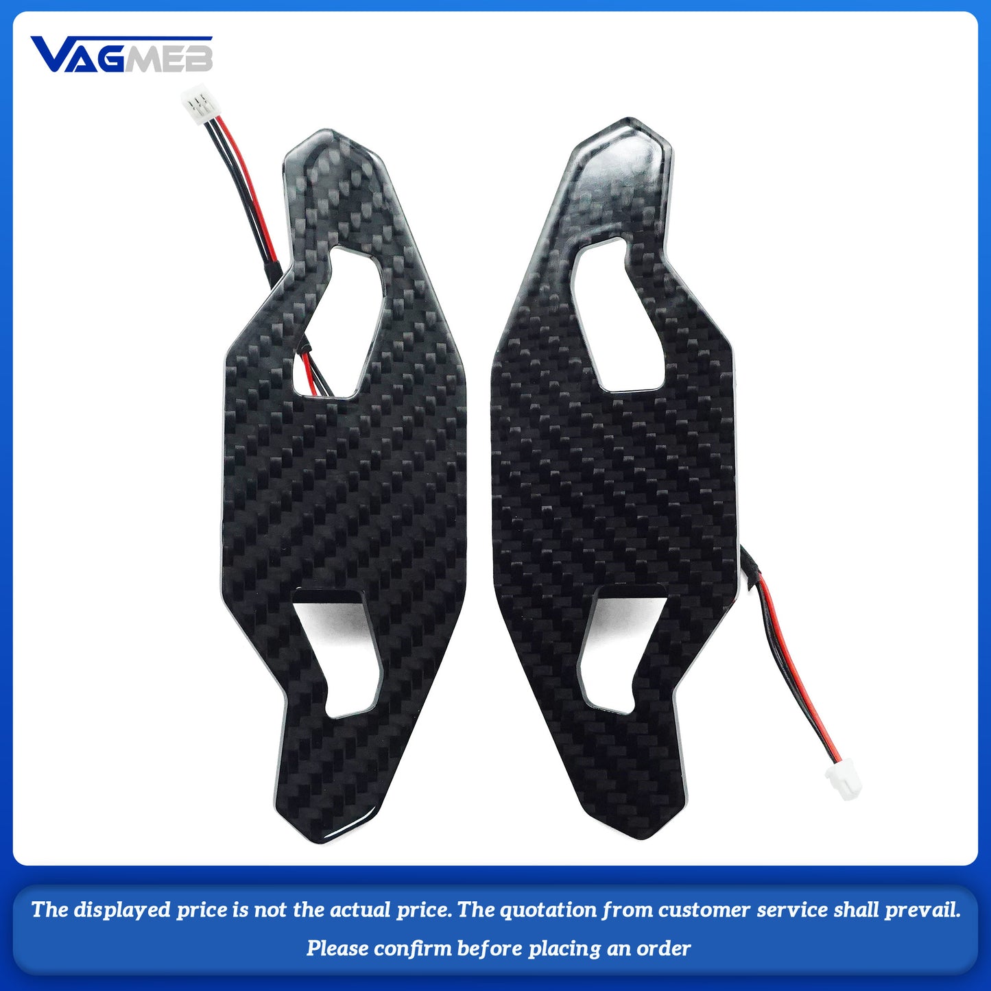 For Audi A4B9 multifunctional steering wheel carbon fiber with paddle replacement