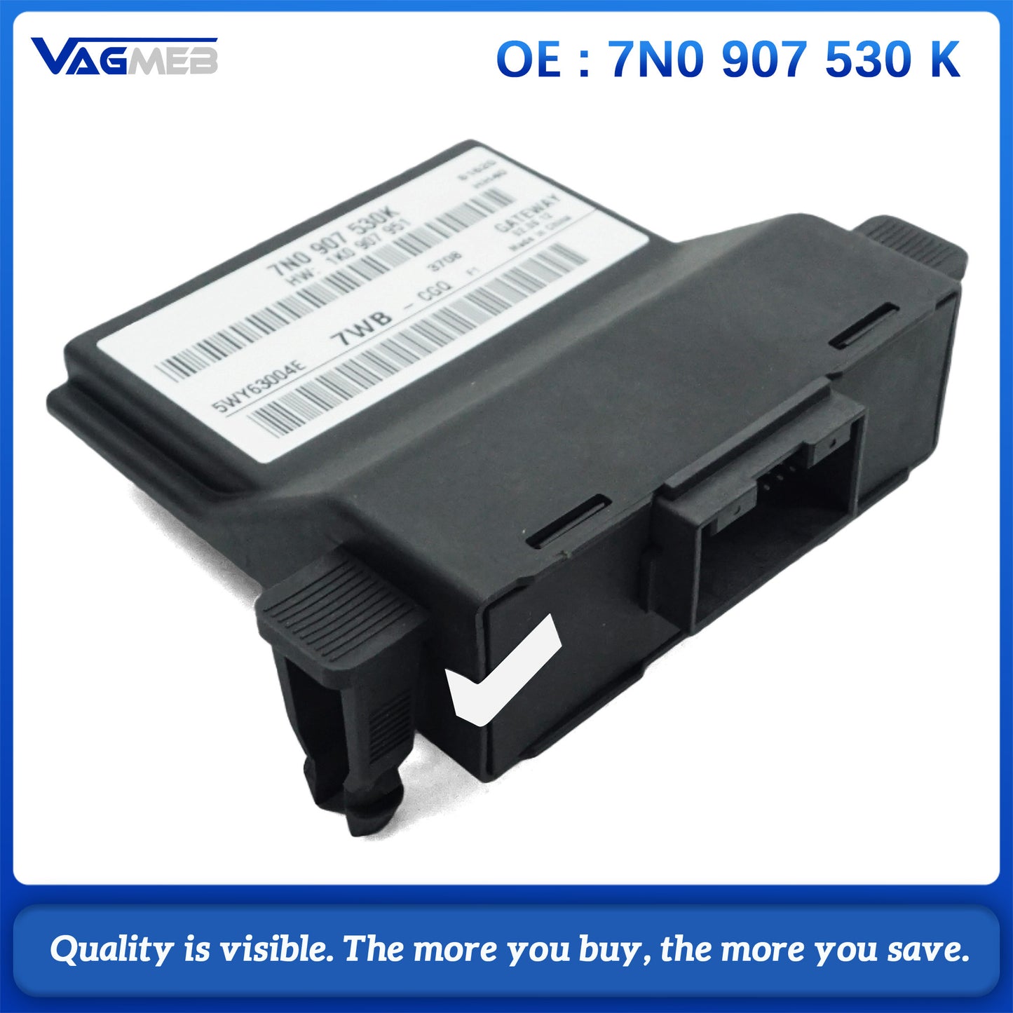 ECU Computer Board 7N0 907 530 K for Volkswagen for Audi
