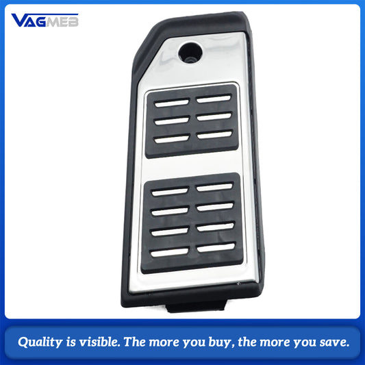 For Audi Q7 Car Accessories Stainless Steel Fuel Gas Brake footrest Pedal Cover Plate 3pcs