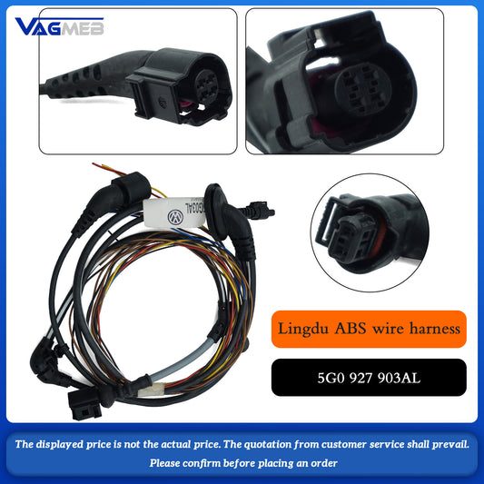 ABS Speed Sensor Wiring Harness For VW Golf Variant Golf  T-Roc Passat Variant B8 Audi Q2 Skoda Karoq Octavia Superb 5G0 927 903AL