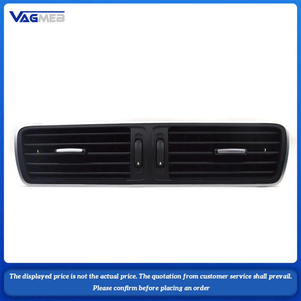 Matte chrome air conditioning exhaust ports, For VW Passat B6 B7 2006-2011
