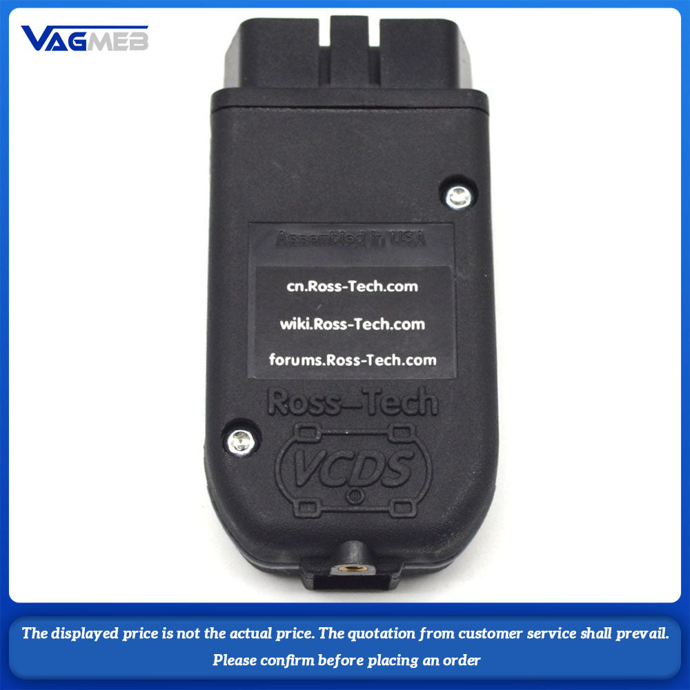 2023 Newest V25.3 VCDS English Realese VAGCOM HEX V2 Update V24.7 ATMEGA162 FOR VWAUDISkodaSeat Car Diagnostics Tools