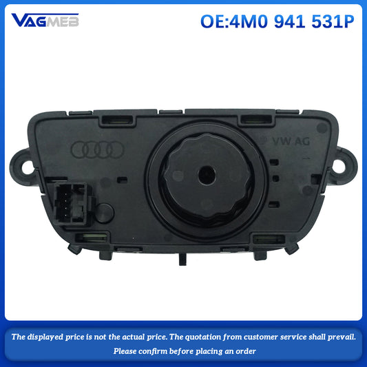 Car Headlight Control switch Headlight button Light switch For Audi A4B9 C8 Q7 A5 Q5FY 4M0 941 531 P