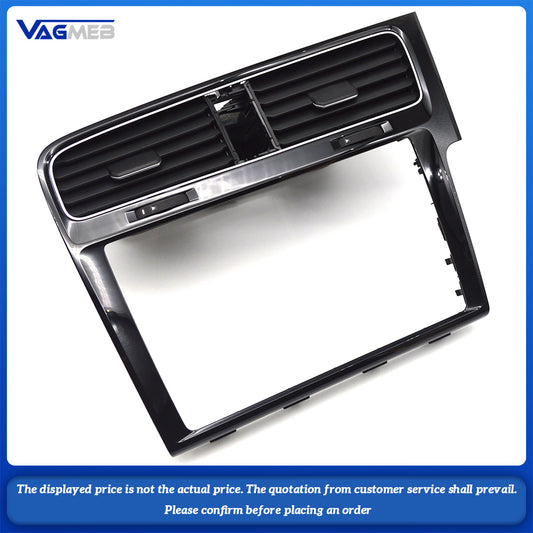 For VW Golf MK7 7 .5 RHD Right-hand drive Piano paint Black 8 inch Screen Trim frame Radio Panel Air outlet 5G2 819 743F