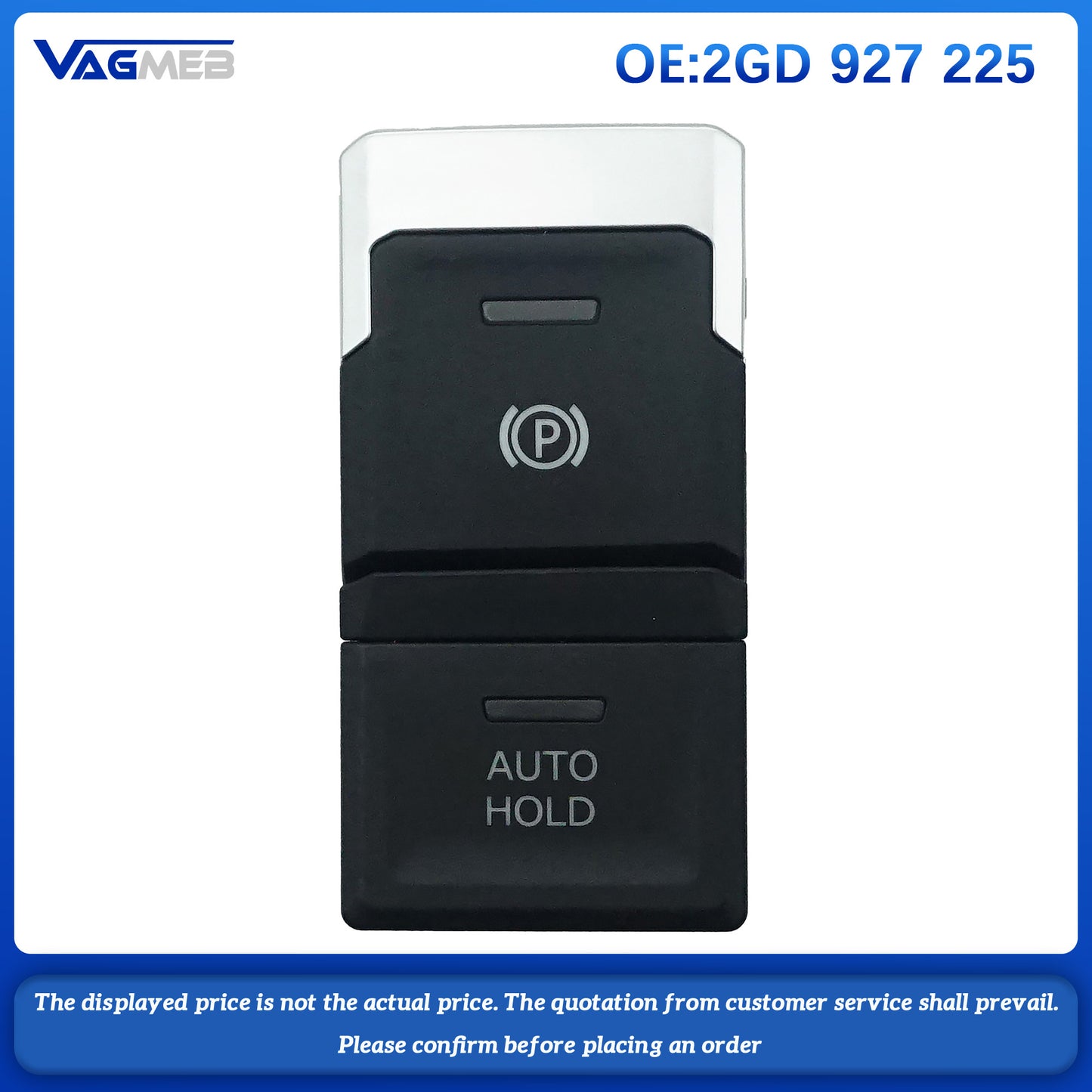 Parking Switch Auto Hold Switch Electronic Handbrake Switch For VW T-Roc 2GD 927 225