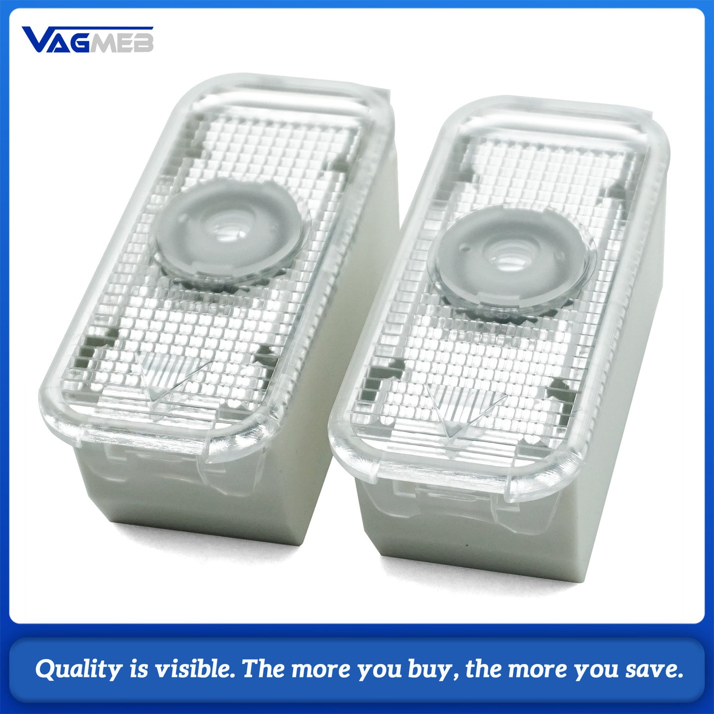 quattro LOGO Premium Aperture Projection Door Light Pair For Audi