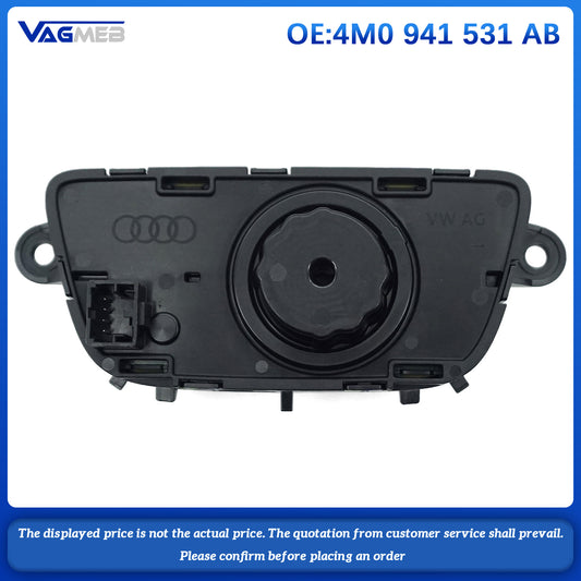 For Audi A4L C8 Q7 A5 Q5FY Headlamp Switch Control Unit  Headlight Switch 2024 Hot Sale Brand. New And High Quality  4M0 941 531AB