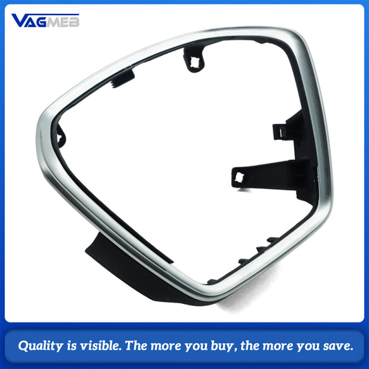 For Audi A6 C8 Airbag Base Trim with Silver Accent, Direct Fit Interior Upgrade