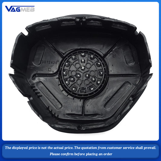 Steering wheel airbag cover multifunction steering wheel For Mercedes-Benz W212 Dyed black thread