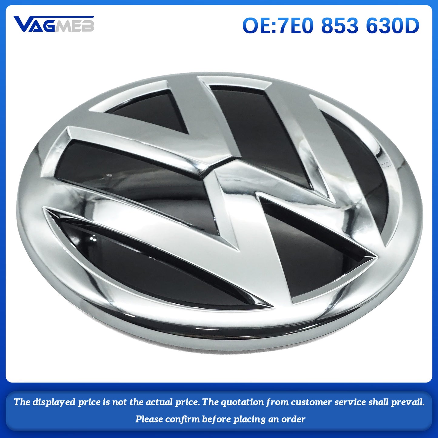 ACC interior logo For VW T-RCM Multivan 7E0 853 630D