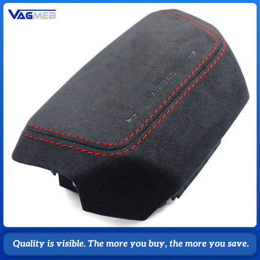 Steering wheel airbag cover multifunction steering wheel For Audi RS3 2015 Red stitching