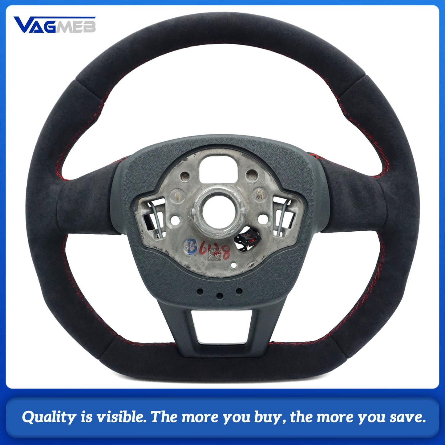 For Audi ABT logo A6 C8  heating punch steering wheel