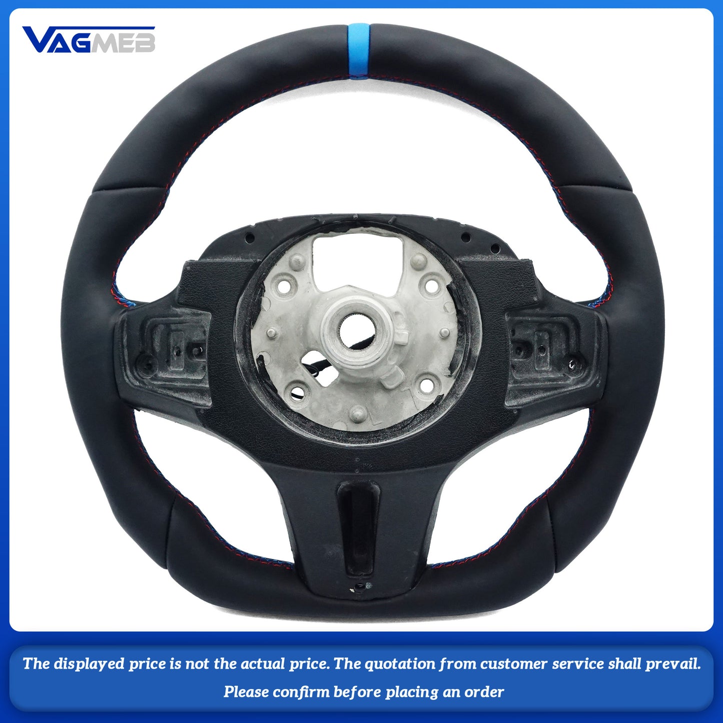 Full Leather Steering Wheel With heating function for BMW X5