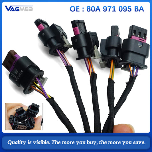 FOR Audi Q5 FY 2022 6 Sensor cable harness Front Bumper Wiring Set 80A971095BA 80A 971 095 BA