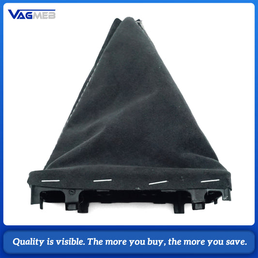 For Audi A6C7 Automatic DSG Gear Shift Knob Suede Leather Gear Shift Knob Duty Cover