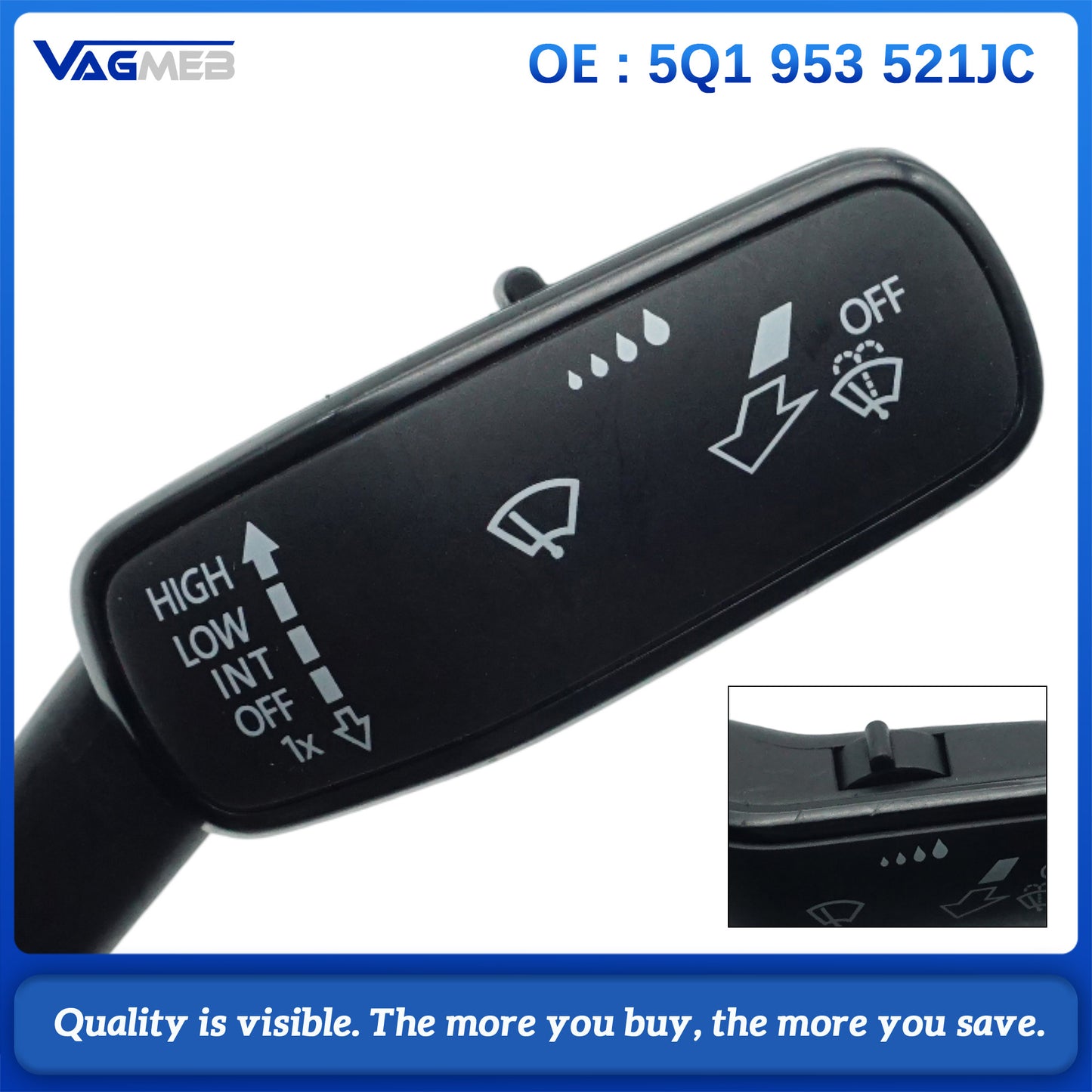 Multifunction Steering Wheel Control Module 5Q1 953 521 JC For VW Golf 7 Tiguan L Magotan B8