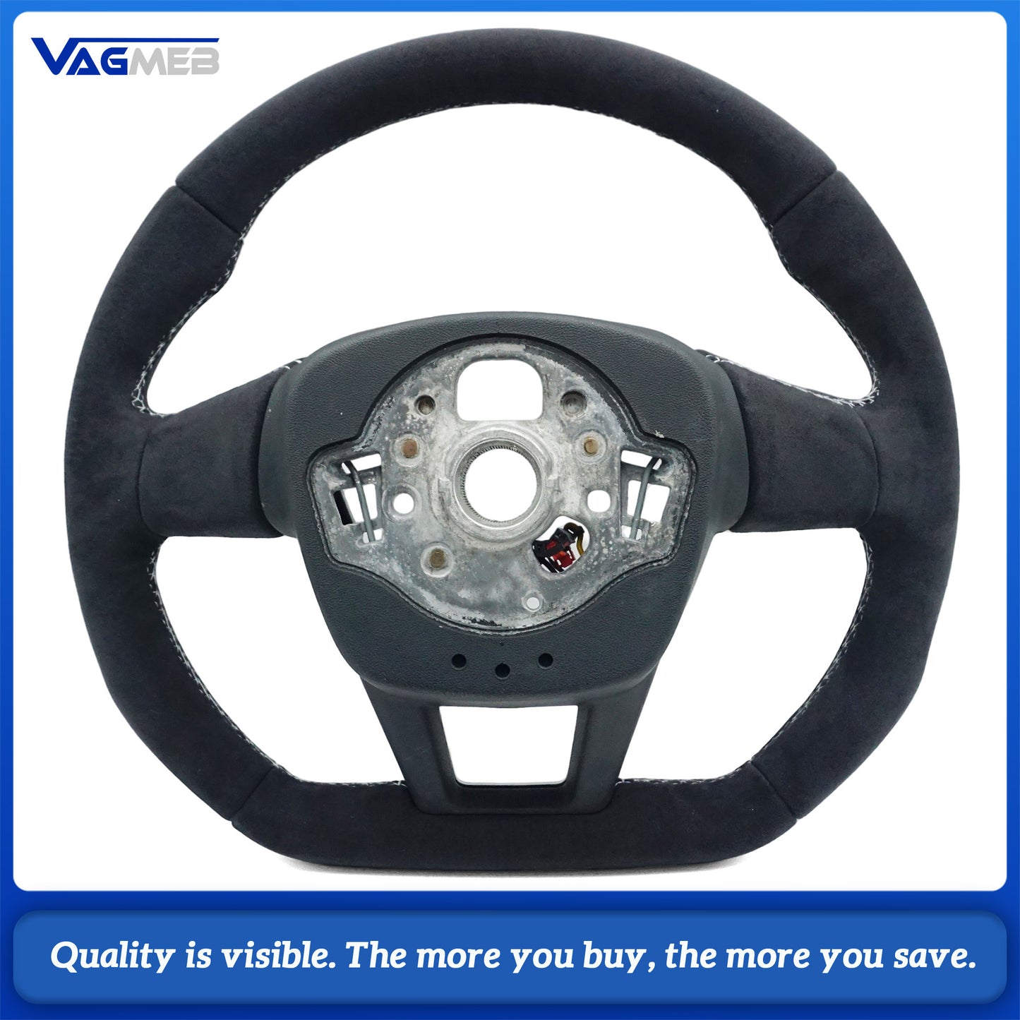 For Audi ABT logo A6 C8  heating punch steering wheel