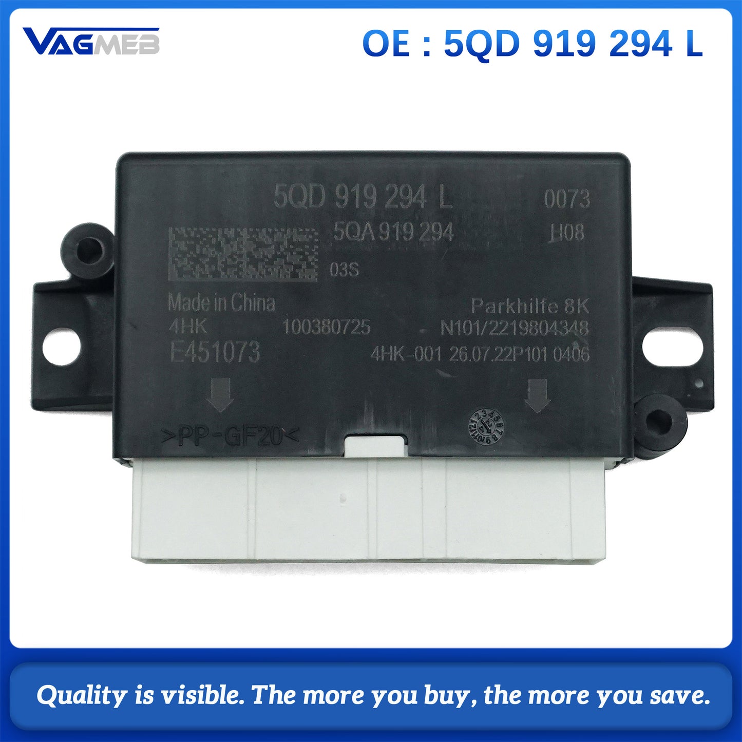 8K Parking Radar Sensor Set For VW Skoda Superb 2022