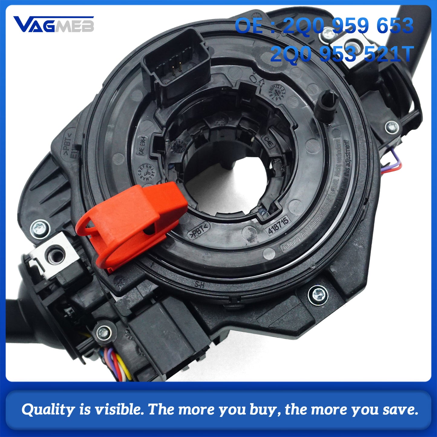 Steering column combination switch multi-function switch suitable For VW POLO  Skoda Octavia 2Q0 959 653 2Q0 953 521T