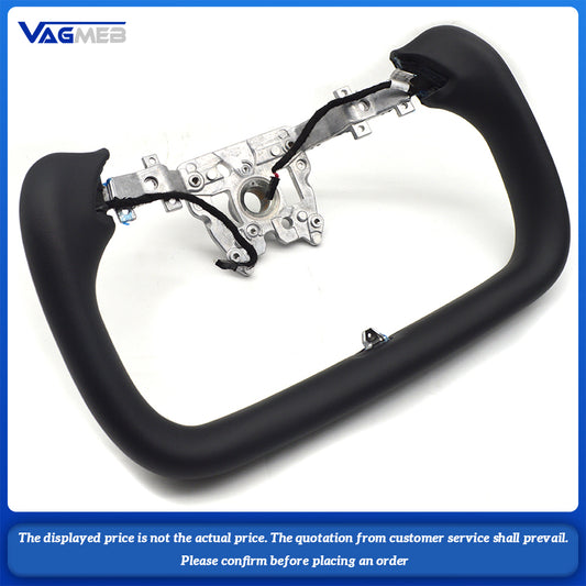 NovaAcc For Tesla Model 3 Highland Yoke Steering Wheel 2024 with Heating Personalized Customize Black White Car Accessories