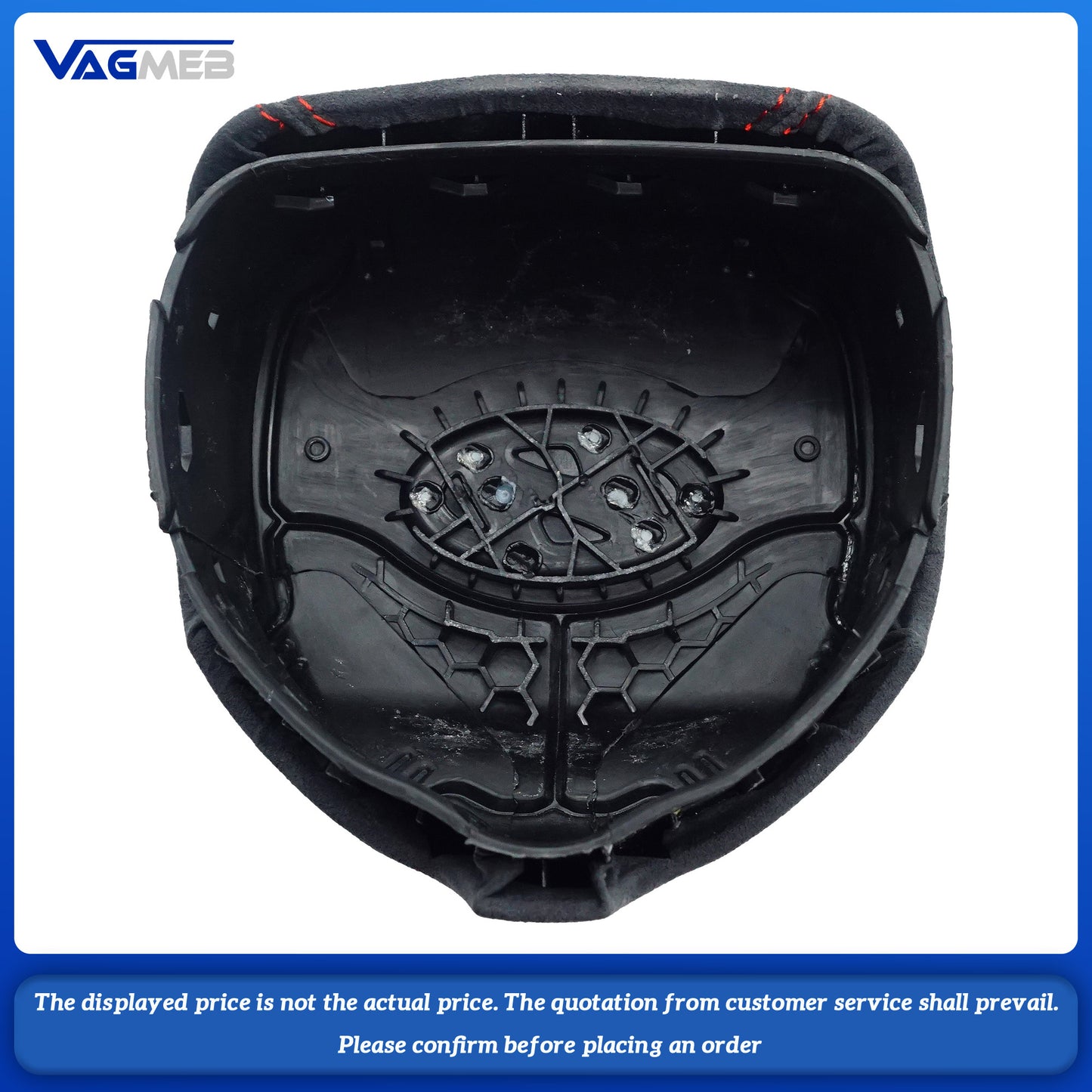 The red line Steering wheel airbag cover multifunction steering wheel For Hyundai i30n