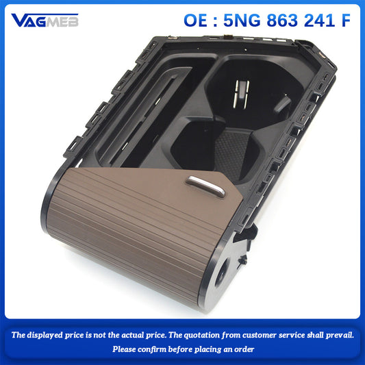 High configuration central console water cup holder beverage holder For Tiguan Mk2 2017-2023  5NG 863 241 F