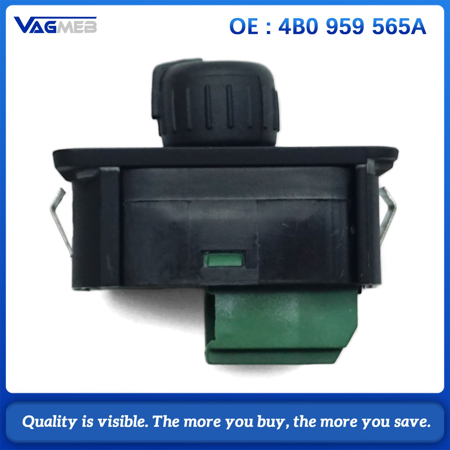 For Audi A6 S6 4B C5 1997-2004 ELECTRIC Side Mirror Switch Control Knob Button 4B0 959 565 A