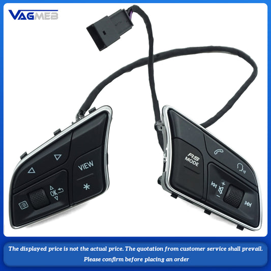 For Audi A4 B9  the multi-function steering wheel buttons have RS MODE