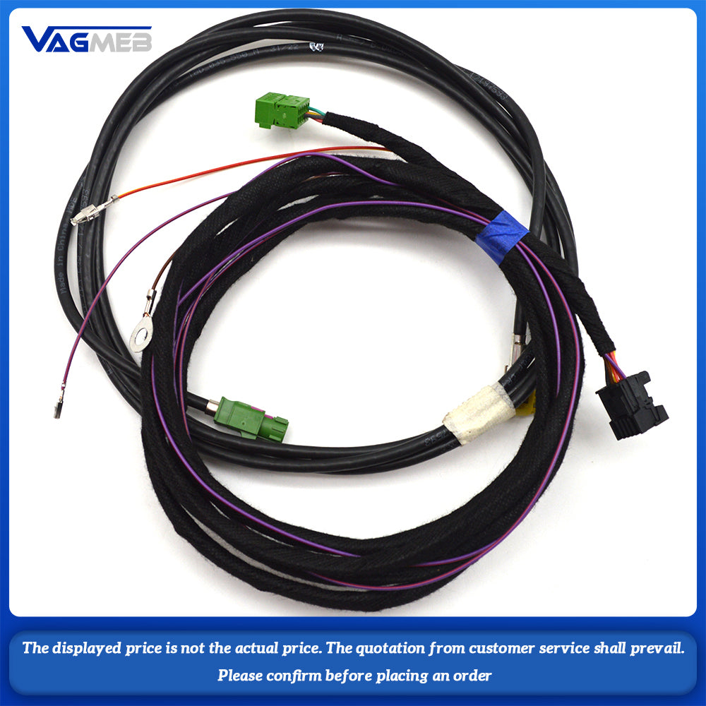 For Audi A4 B9 A5 B9 Q5 MIB2 Carplay Switch smart phone USB interface CarPlay USB AUX IN Plug Cable  4M0 035 736 A