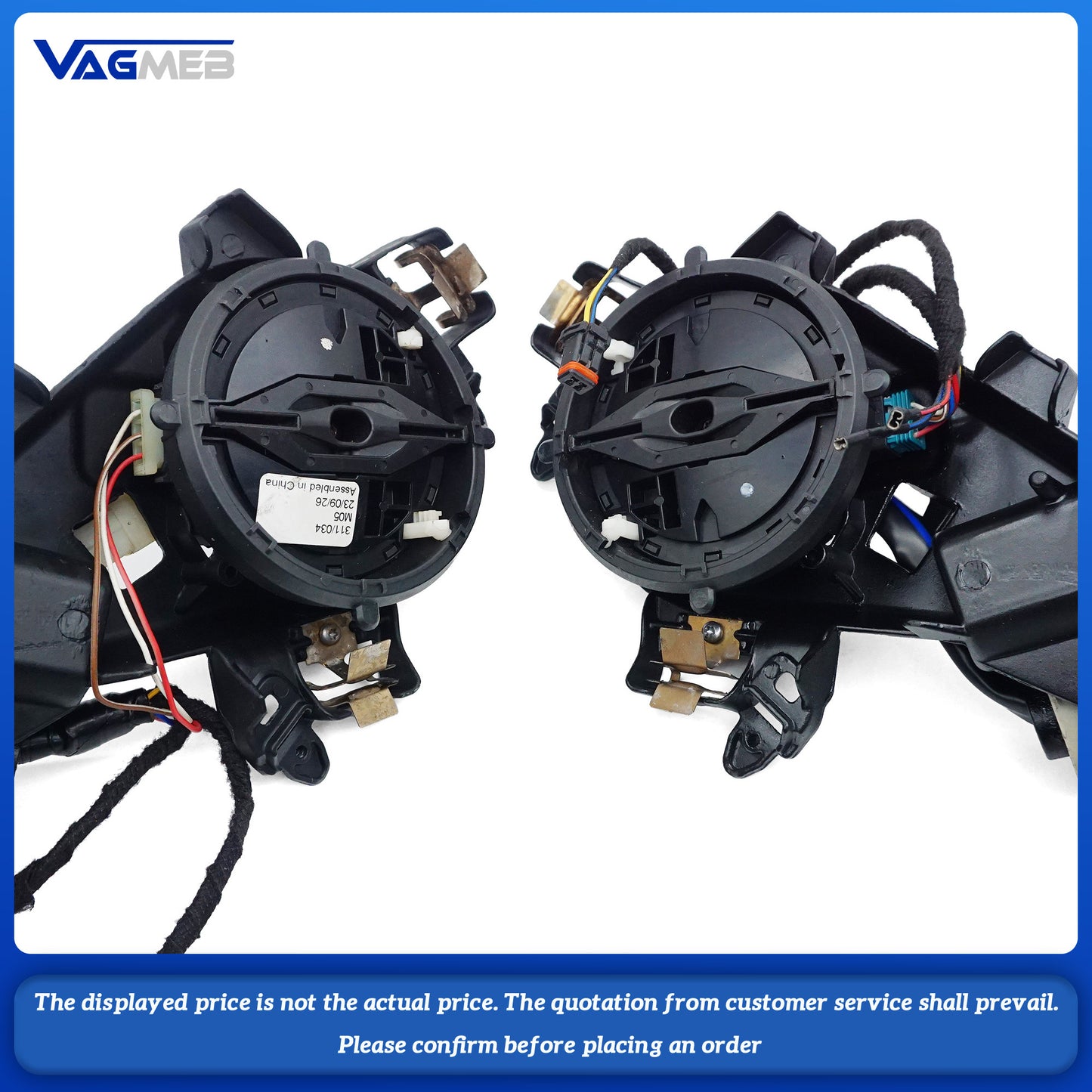 For Audi A6C7 2016--- electric folding rearview mirror