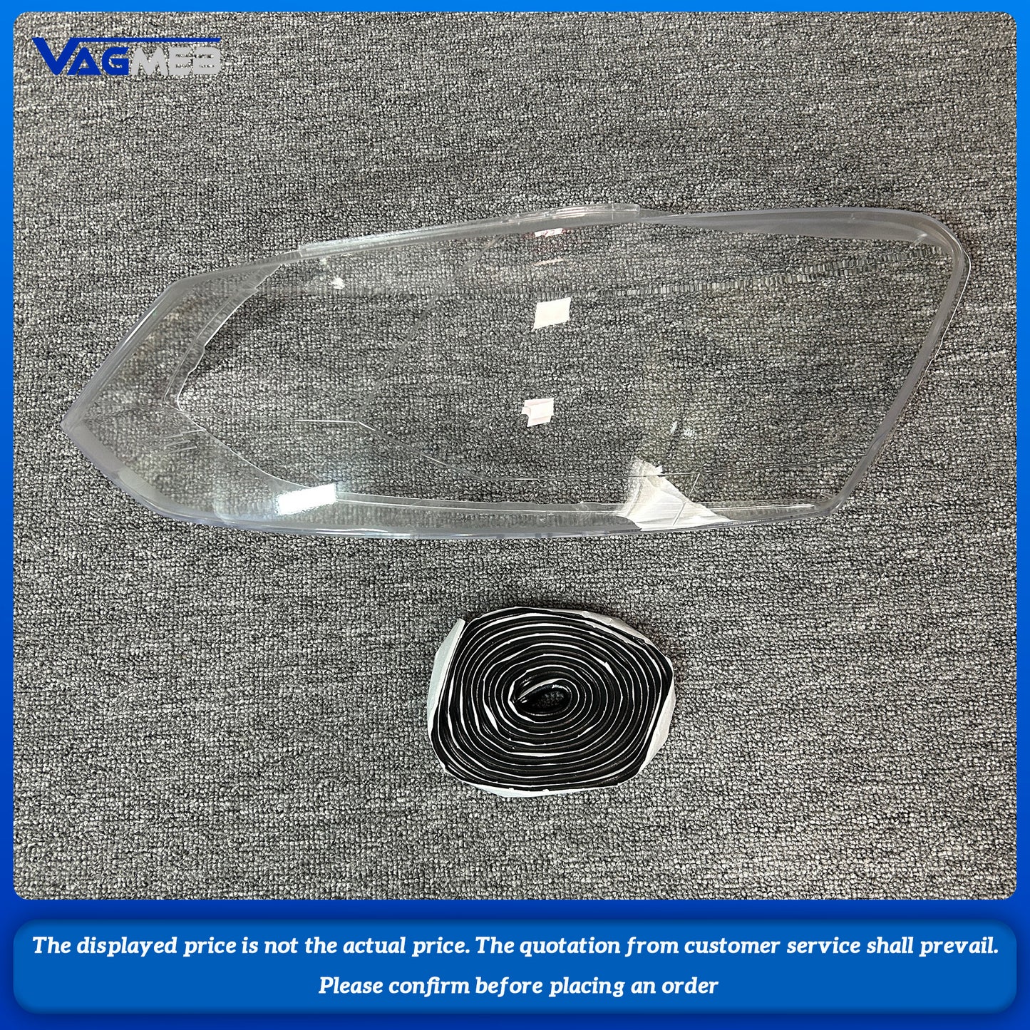 Car Front Glass Lens Lamp Shade Shell For VW POLO 2014-2017 Transparent Auto Light Case Headlight Cover Headlamp Caps