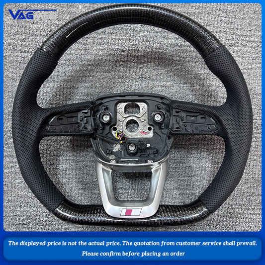 Carbon Fiber Steering Wheel, Suitable For Audi Q5L Q5 Q7,Carbon Material Frame Car Accessories Equipped with heating function