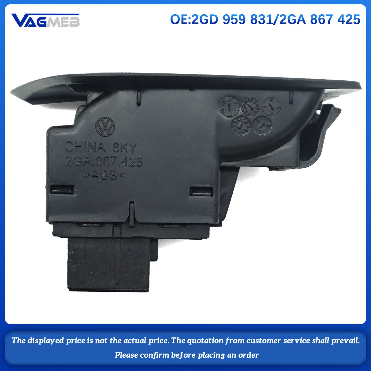 For VW T-roc Door Electric Tailgate Switch 2GD 959 831 2GA 867 425