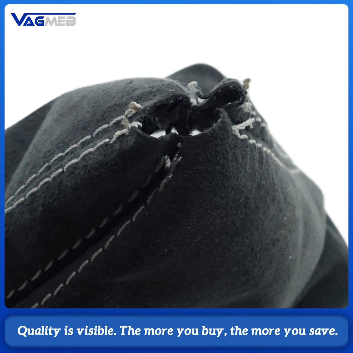 For Audi A6C7 Automatic DSG Gear Shift Knob Suede Leather Gear Shift Knob Duty Cover