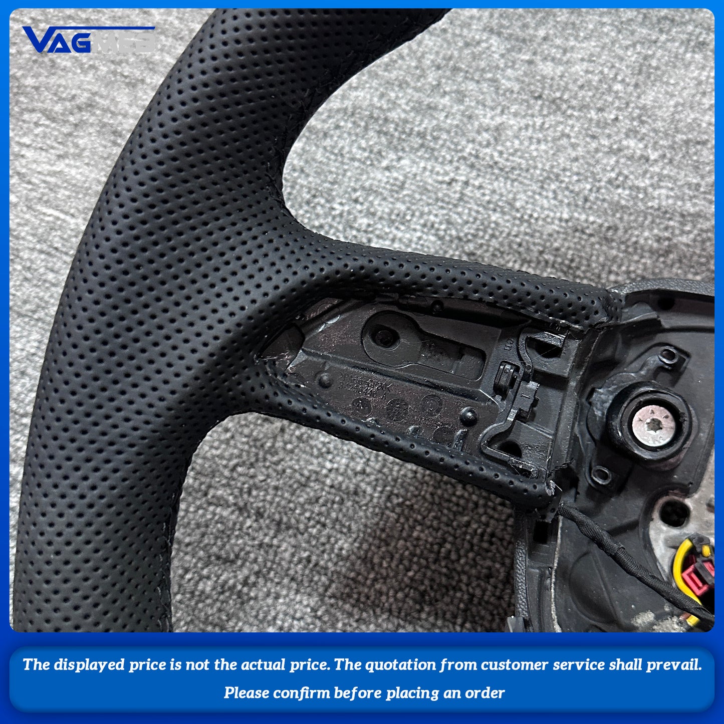 Carbon Fiber Steering Wheel, Suitable For Audi Q5L Q5 Q7,Carbon Material Frame Car Accessories Equipped with heating function