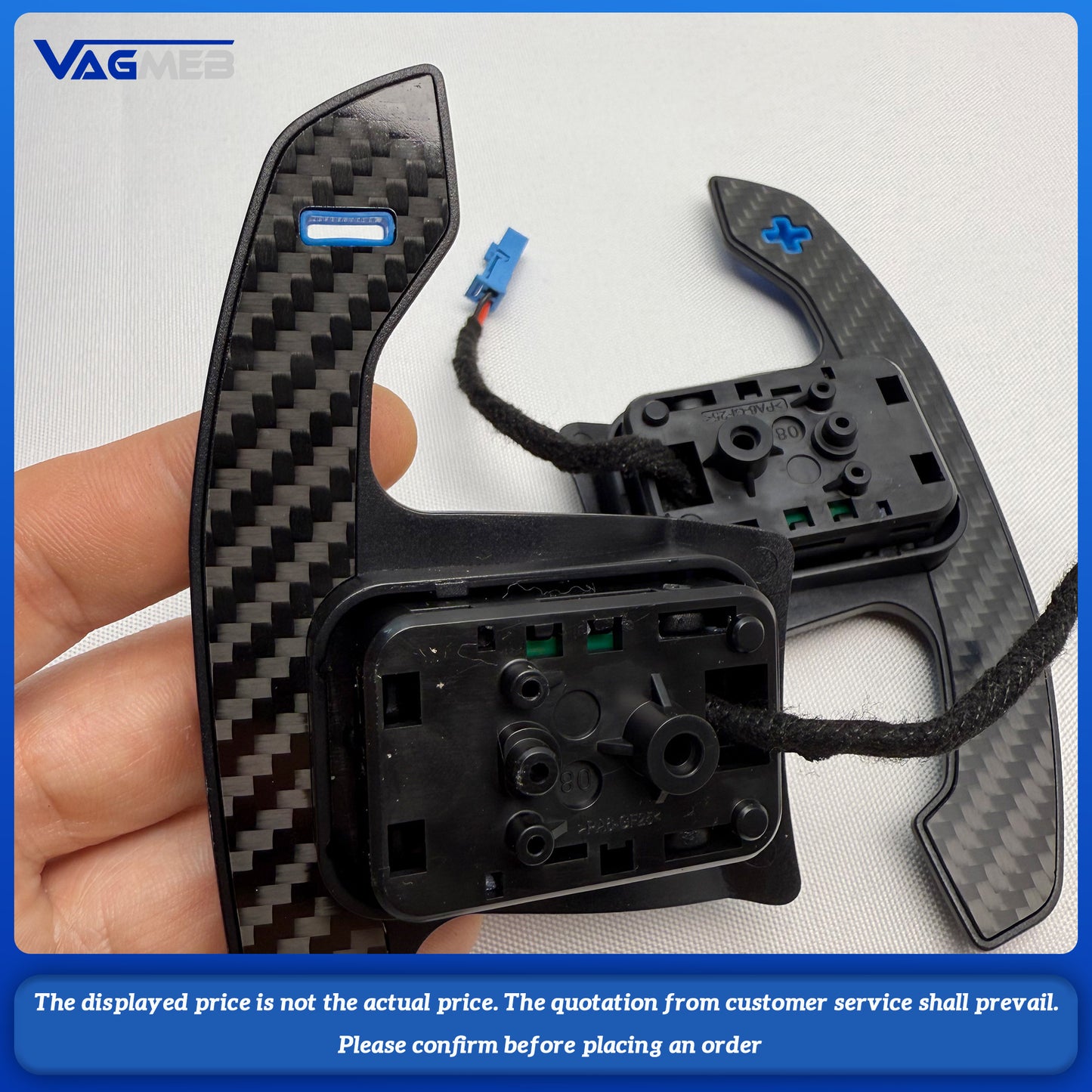 Shift Paddles for BMW F10 F20 F30 E70 E90 F32 G F Series Universal Steering Wheel Accessories Carbon Fiber Texture Auto Parts