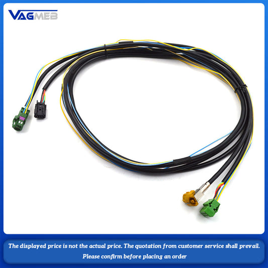 For VW Golf mk7 Golf 7 Passat B8 POLO CarPlay Media MIB2 PRO USB AMI Install Plug Socket Switch Cable Wire
